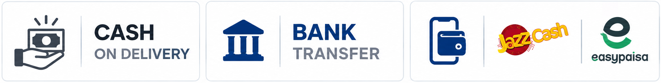 Accepted payment methods